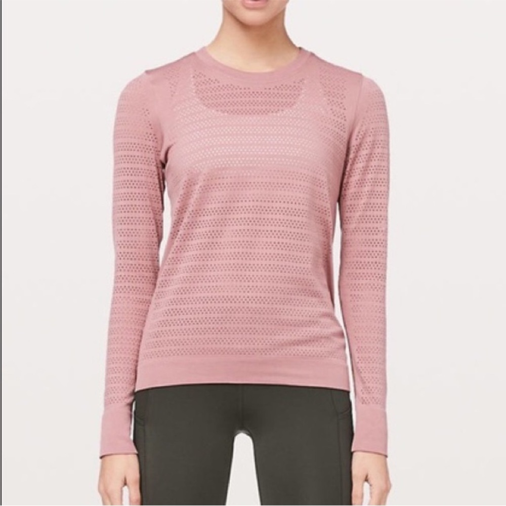 Lululemon Breeze By Long Sleeve Shirt Top Sz 6